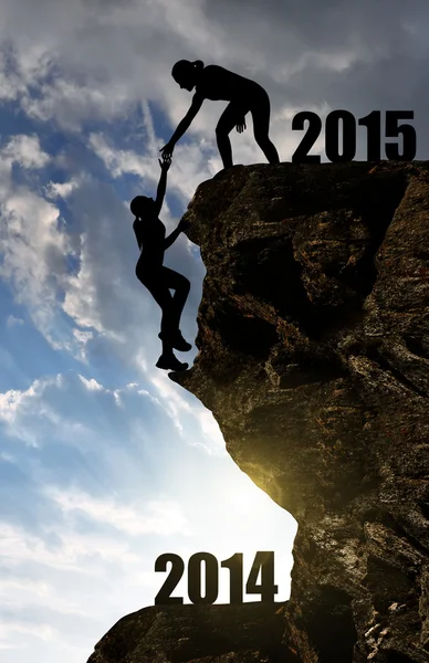 Girls climbs into the New Year 2015