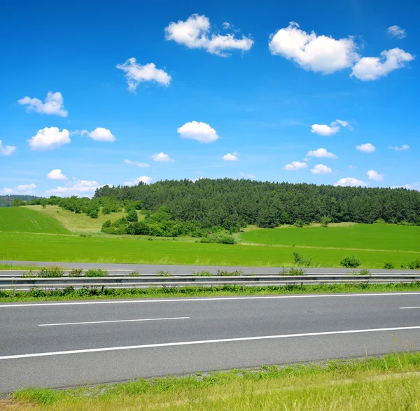 Empty Highway in Czech Republic