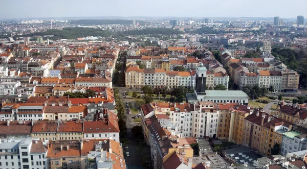 Prague, Czech Republic, on July 10, 2010. View of the city of a survey platform