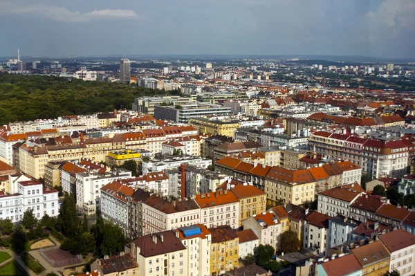 Prague, Czech Republic, on July 10, 2010. View of the city of a survey platform