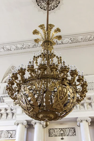 St. Petersburg, Russia, on July 24, 2012. A chandelier in one of museum halls the State Hermitage. The Hermitage - one of the best-known art museums of the world