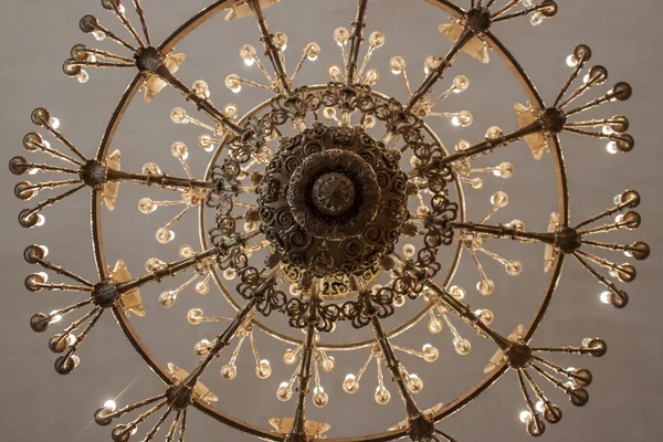 St. Petersburg, Russia, on July 24, 2012. A chandelier in one of museum halls the State Hermitage. The Hermitage - one of the best-known art museums of the world