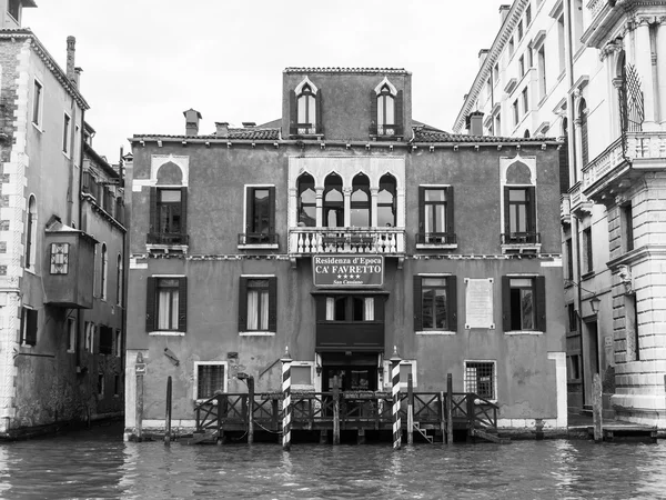 VENICE, ITALY - on APRIL 30, 2015. Old houses ashore Grand channel (Canal Grande). The grand channel is the main transport artery of Venice and its most known channel