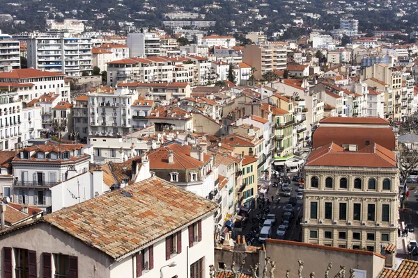 CANNES, FRANCE, on MARCH 12, 2015. The top view on the city