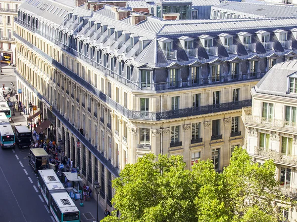 PARIS, FRANCE, on AUGUST 26, 2015. Picturesque city landscape. The top view from a survey platform