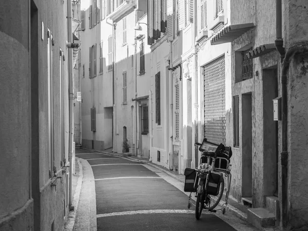 ANTIBES, FRANCE, on JANUARY 11, 2016. Typical urban view in the winter sunny day. Antibes - one of the cities of French riviera