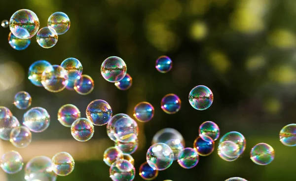 Rainbow Soap bubbles