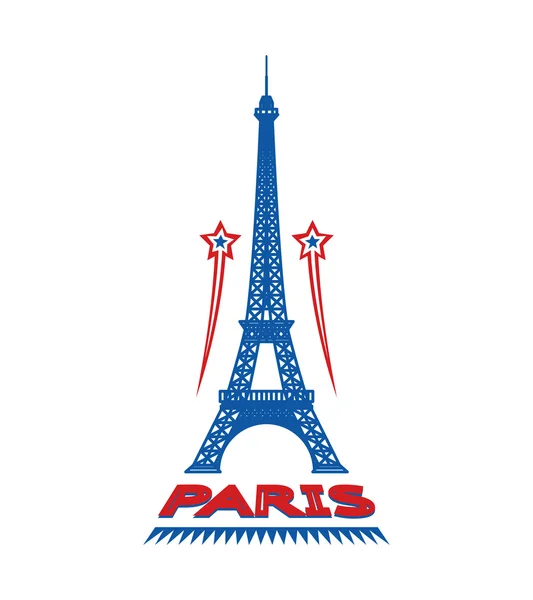 Paris France city label or logo
