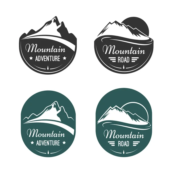 Mountain vector labels