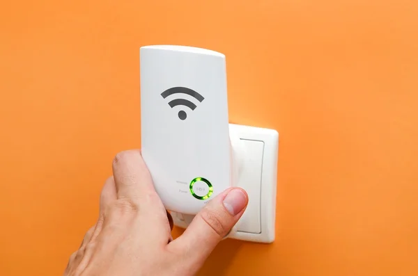 WiFi repeater in electrical socket. Simply way to extend wireless network