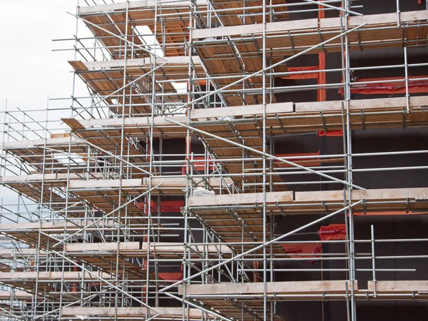 Scaffolding on a UK building project