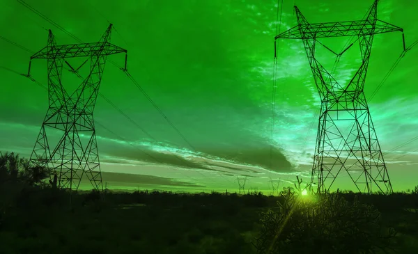 Power electricity supply infrastructure - green