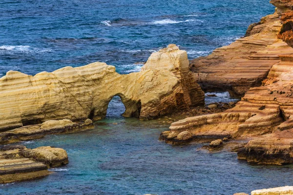 Cyprus, sea cave coast