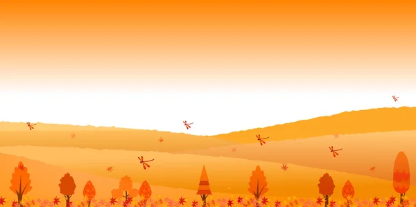 Autumn leaves autumn landscape background