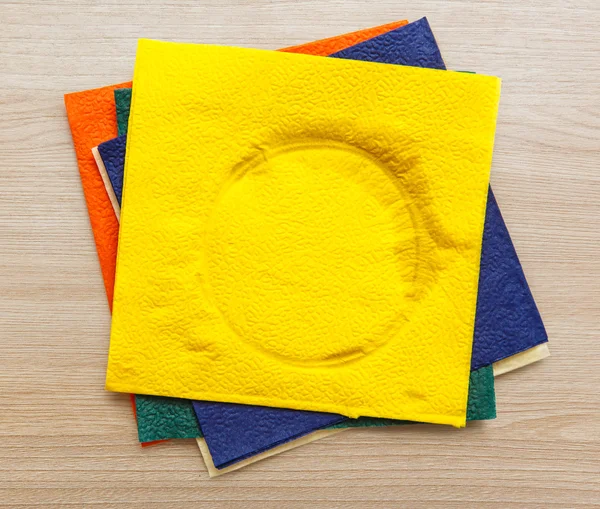 Colorful Dirty napkins