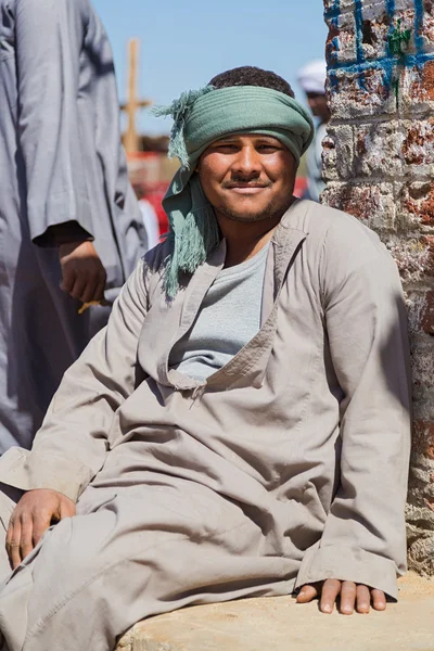 Portrait of salesman at Camel market