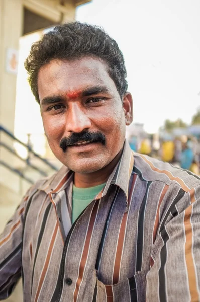 Indian man on a marketplace