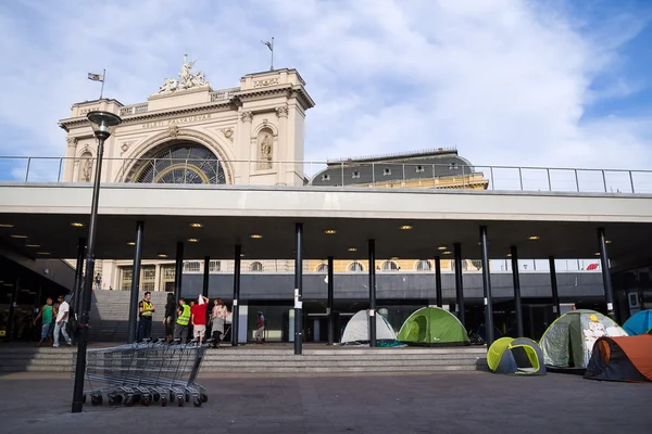 Tents of  immigrants and refugees