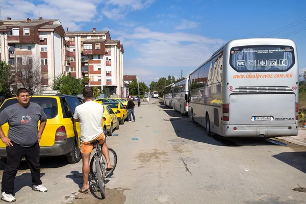 Buses for transport of  immigrants