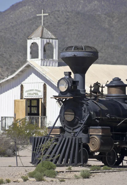 A Steam Locomotive at Old Tucson, Tucson, Arizona