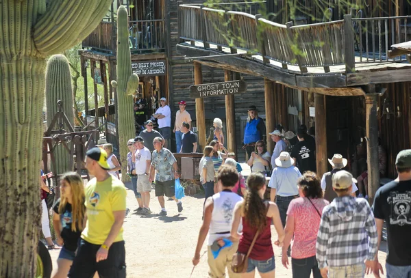 A Busy Day at Goldfield Ghost Town, Arizona