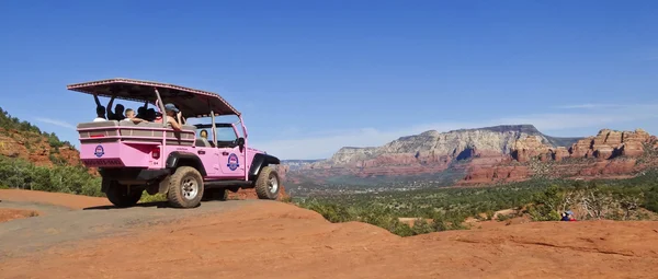 A Photographer Shoots a Tour Jeep in Sedona