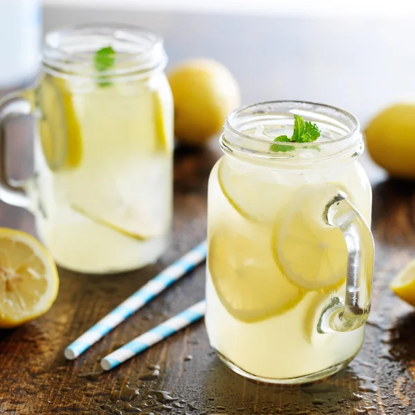 Lemonade in jar