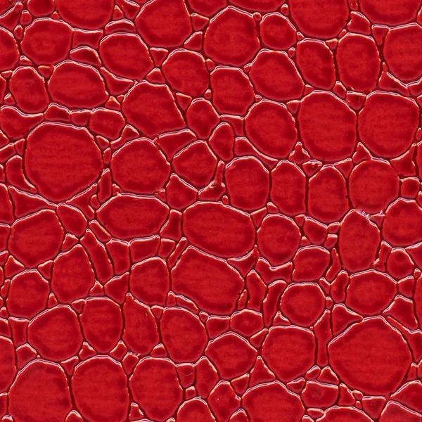 Red artificial reptile skin texture