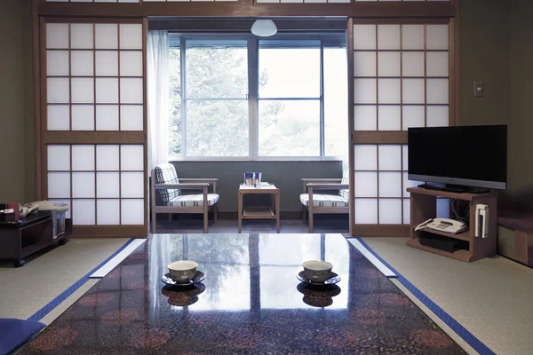 Traditional Japanese room in traditional style