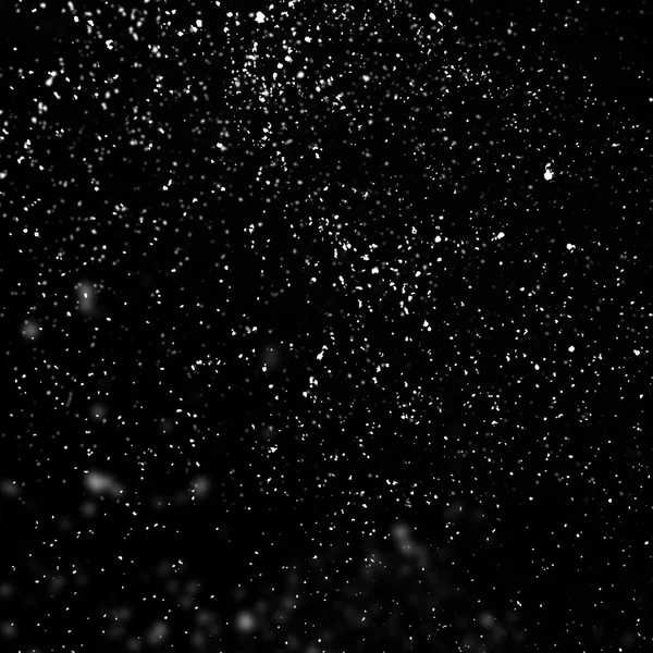Falling snow or rain isolated on red