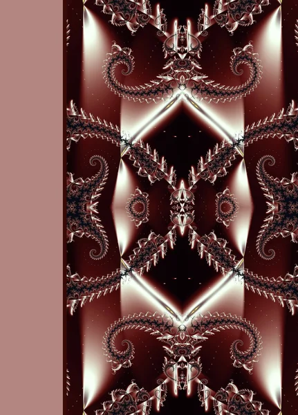 Design of spiral ornamental notebook cover