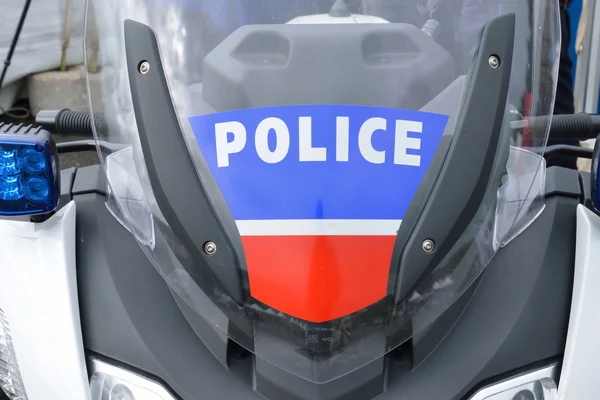 Les Mureaux, France - may 5 2015 : police  motorcycle