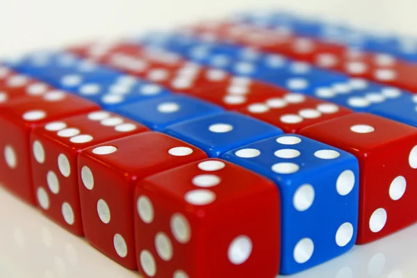 Wuerfel Spiel game play dice rot blau number