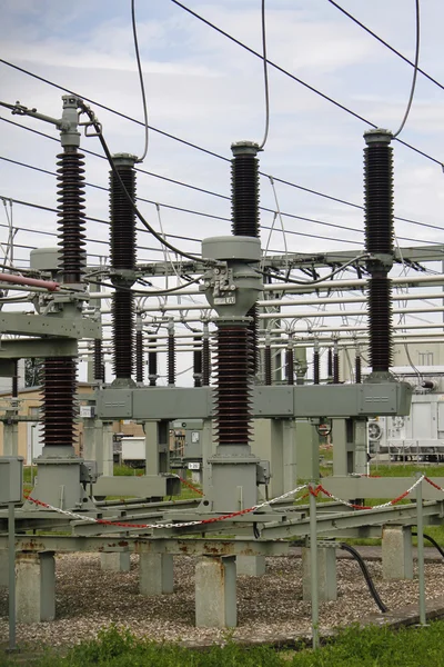 High voltage substation transformer station electric Strom