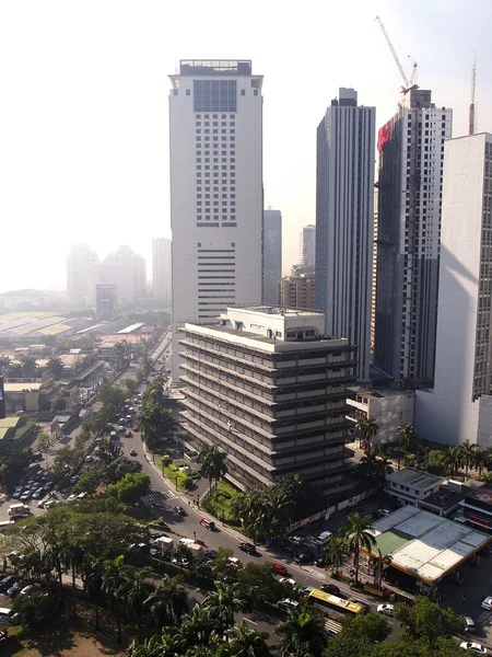 Commercial and residential buildings in Ortigas Center in Pasig City, Philippines