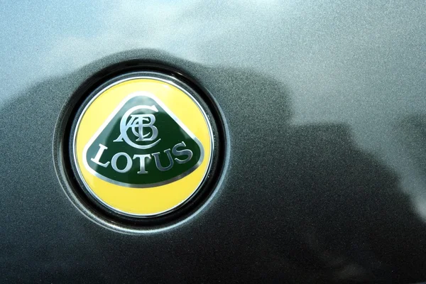 TAGUIG CITY, PHILIPPINES - JUNE 27, 2015: Logo of a Lotus car.
