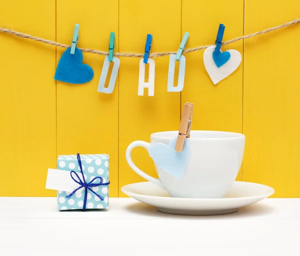 Fathers Day theme with hanging DAD letters