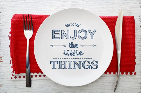 Enjoy the Little Things Inspirational Meal