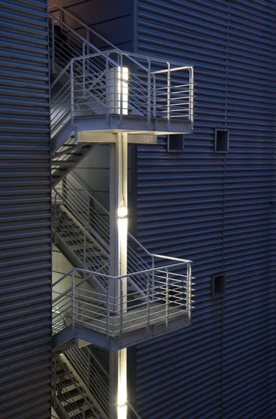 Safety exit emergency metal modern stair