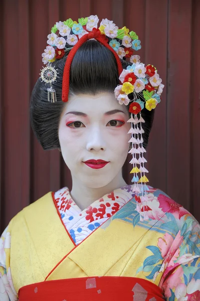 Portrait of a geisha