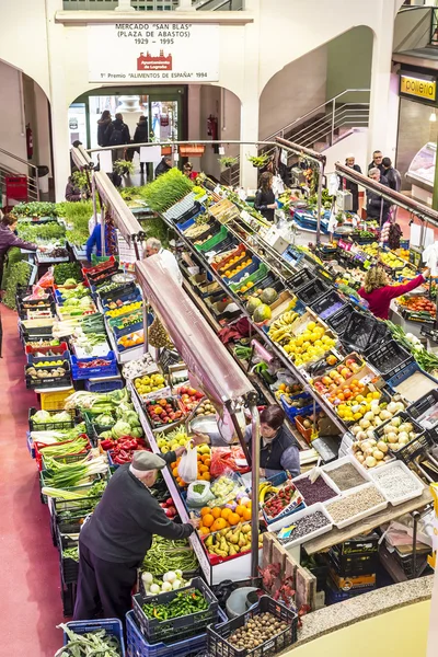 San Blas Market in Logrono. Spain.