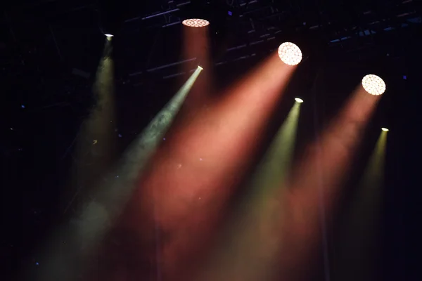 Stage lights at a live concert