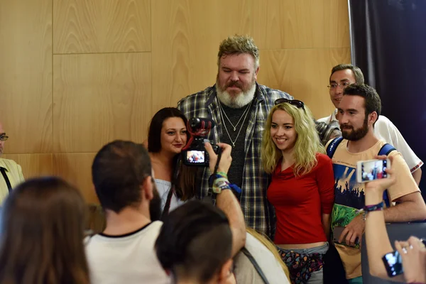 Kristian Nairn (Hodor, Game of Thrones) at a press conference
