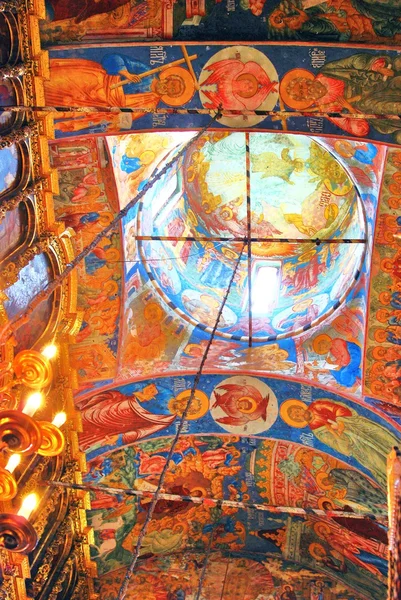 Interior of the Church of Elijah the Prophet in Yaroslavl (Russi