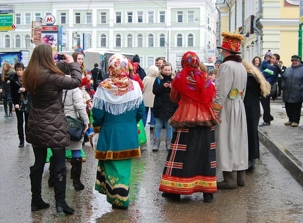 Shrovetide celebration in Moscow