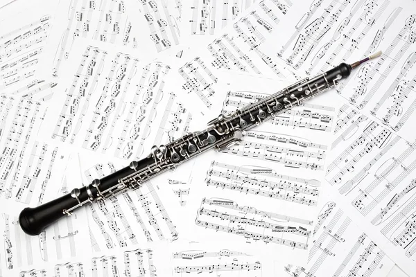 Oboe musical instruments music sheet
