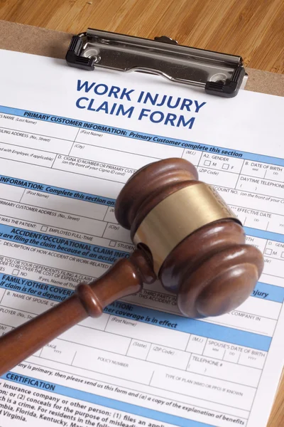 Work Injury claim form