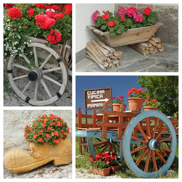 Decorative flowers containers