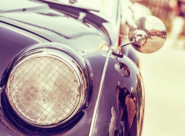 Shiny vintage car, retro photo filter