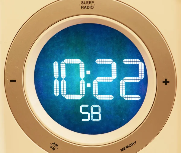 Retro digital clock, timing theme